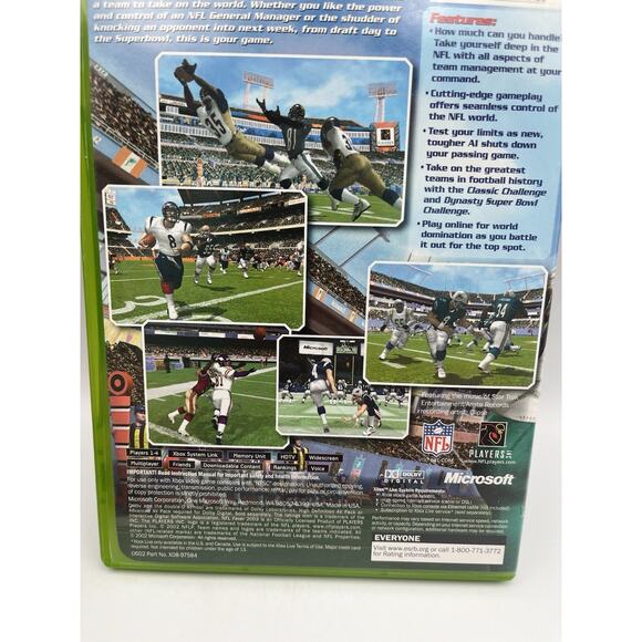 Microsoft Xbox Live NFL Fever 2003 Sports Simulation Video Game - Picture 3 of 9